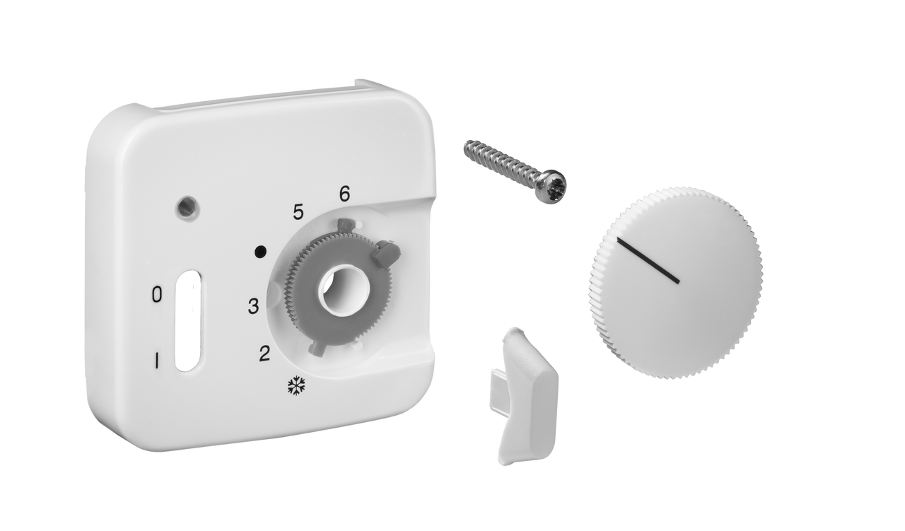 Deckelset für RTBSU-401.062 / RTERU, passend für BUSCH-JAEGER Reflex SI/SI linear, reinweiß (ähnl. RAL 9010), glänzend