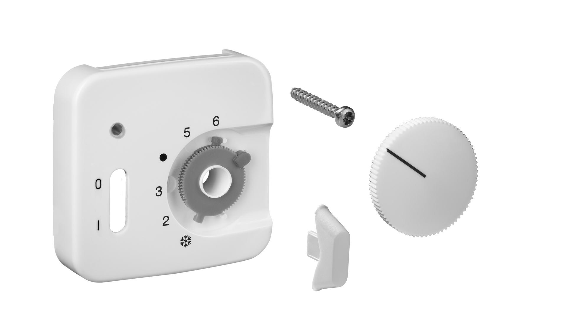 Deckelset für RTBSU-401.062 / RTERU, passend für BUSCH-JAEGER Reflex SI/SI linear, reinweiß (ähnl. RAL 9010), glänzend