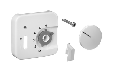 Deckelset für RTBSU-401.062 / RTERU, passend für BUSCH-JAEGER Reflex SI/SI linear, reinweiß (ähnl. RAL 9010), glänzend