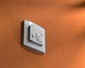 Fußbodentemperaturregler mit Fernfühler, UP, 10-50°C