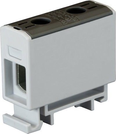 KVIAC 1-polig bis 50qmm schwarz 160A Cu / 145A Al 