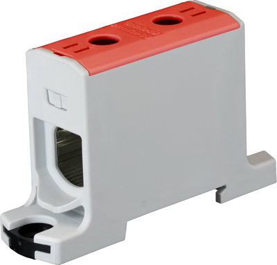KVIAC 1-polig bis 95qmm rotb 250A Cu / 220A Al