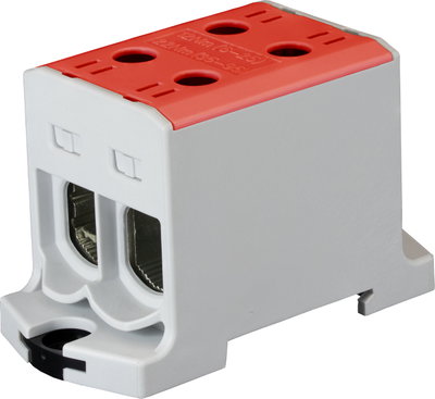 KVIAC 1-polig bis 95qmm rot 250A Cu / 220A Al 