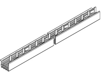 Phasenschiene, 4-polig, Steg, 16qmm