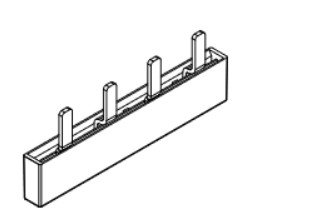 Phasenschiene, Eurovario, 2-polig, Steg, 10qmm