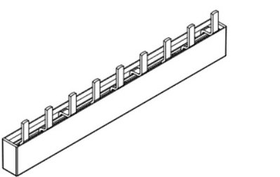 Phasenschiene, Eurovario, 3-polig, Steg, 16qmm