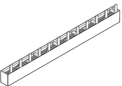 Phasenschiene, Eurovario, 4-polig, Steg, 16qmm