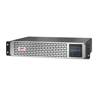 Smart-UPS, Line Interactive, 750VA, Lithium-ion, Rack/Tower, 2HE, 230V, 6 IEC 13-Ausgänge, SmartConnect-Port+SmartSlot, kurze Tiefe, AVR, LCD