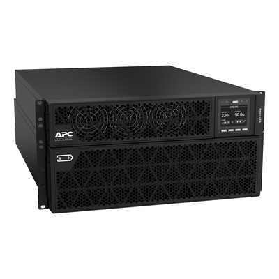 Smart-UPS On-Line, 10kVA/10kW, Rack/Tower, 230V, 2x IEC C13+1x IEC C19+ Festverdrahtung 3-adrig (1P+N+E) Ausg, Netzwerkkarte, ohne Rack-Einbausatz