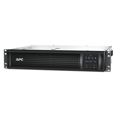 APC Smart-UPS, Line Interactive, 750VA, Rackmontage 2HE, 230V, 4 IEC C13-Stecker, Netzwerkkarte, AVR, LCD