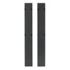 APC NetShelter Kabelmanagement, Vertikaler Kabelmanager, aufklappbare Abdeckungen, für NetShelter SX 750mm B 42 HE, 2er Set, 109 x 1778 x 13 mm