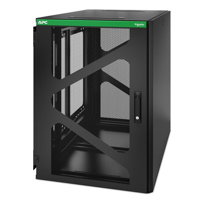 APC NetShelter 18 HE Wandmontage-Rack-Gehäuse Schrank Seitenmontage USV-Tiefe