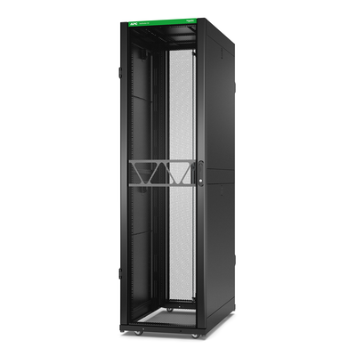 APC NetS HElter SX Server Rack Gen 2, 45 HE, 2124H x 600W x 1070D mm, mit Seitenwänden, Schwarz