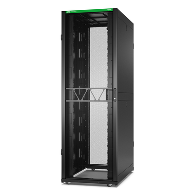 APC NetS HElter SX Server Rack Gen 2, 48 HE, 2258H x 750W x 1200D mm, mit Seitenwänden, Schwarz