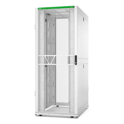 APC NetS HElter SX Server Rack Gen 2, 42 HE, 1991H x 800W x 1200D mm, mit Seitenwänden, Weiß