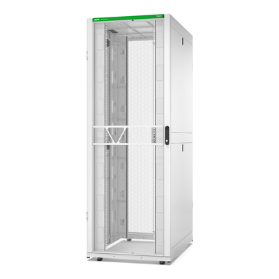 APC NetShelter SX Server Rack Gen 2, 48 HE, 2258H x 800W x 1200D mm, mit Seitenwänden, Weiß