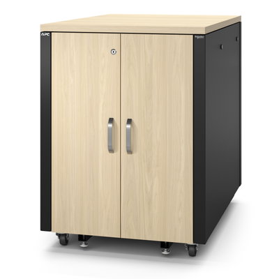 APC NetShelter Soundproof Serverschrank, 17HE, 230V, 1000H x 750B x 1134T mm, Ahorn