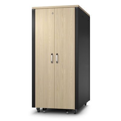 APC NetShelter Soundproof Serverschrank, 32HE, 230V, 1666H x 750W x 1134D mm, Ahorn