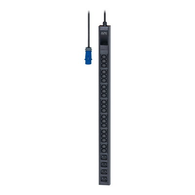 APC Easy Rack PDU, Basic, Null HE, 1-phasig, 3.7kW, 230V, 16A, 20 C13 und 4 C19 Ausgänge, IEC60309 2P+E Eingang