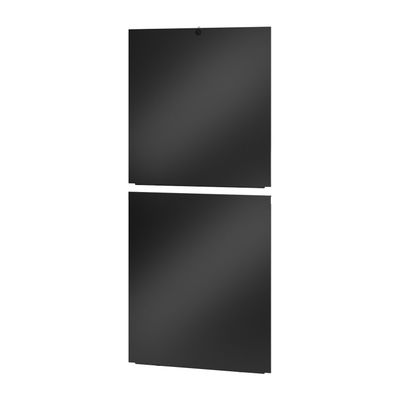 Easy Rack Seitenwand 48HE/1000mm tief, geteilte Seitenwände schwarz, Anzahl 2