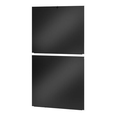 Easy Rack Seitenwand 48HE/1200mm tief, geteilte Seitenwände schwarz, Anzahl 2