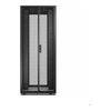 Easy Rack 800mm/48HE/1200mm mit Dach, Seitenwand, Rollen, Füßen und 4 Halterungen, ohne Boden, schwarz