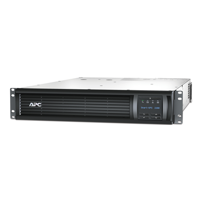 APC Smart-UPS, Line Interactive, 2200VA, Rackmontage 2HE, 230V, 8 IEC C13 und 2 IEC C19-Stecker, SmartConnect Port+SmartSlot, AVR, LCD
