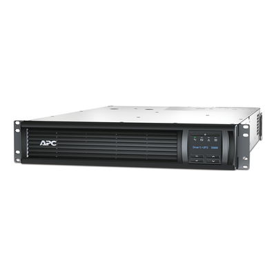 APC Smart-UPS, Line Interactive, 3kVA, Rackmontage 2HE, 230V, 8 IEC C13 und 1 IEC C19-Stecker, SmartConnect Port+SmartSlot, AVR, LCD