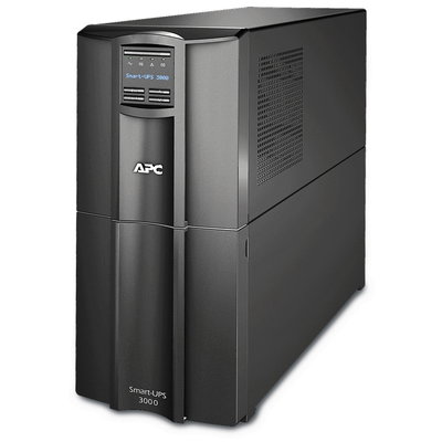 Smart-UPS, Line Interactive, 3kVA, Tower, 230V, 8 IEC C13 und 2 IEC C19-Stecker, SmartConnect Port+SmartSlot, AVR, LCD