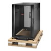 APC NetShelter SX, 18 HE Server Rack-Gehäuse, 600 mm x 1070mm, mit schwarzen Seitenteilen und stoßdämpfendem Shock Packaging