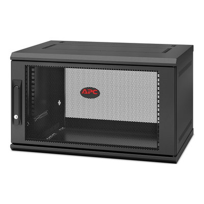 APC NetShelter WX, 6 HE, Wandmontagegehäuse mit Einzelscharnier, 400 mm tief