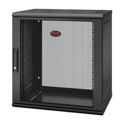 APC NetShelter WX, 12 HE, Wandmontagegehäuse mit Einzelscharnier, 400 mm tief