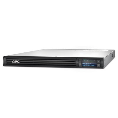 APC Smart-UPS, Line Interactive, 1500VA, Rackmontage 1HE, 230V, 4 IEC C13-Stecker, SmartSlot, AVR, LCD