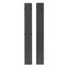APC NetShelter Kabelmanagement, Vertikaler Kabelmanager, aufklappbare Abdeckungen, für NetShelter SX 750mm B 42 HE, 2er Set, 109 x 1778 x 13 mm