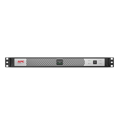 APC Smart-UPS, Line Interactive, 500 VA, Lithium-Ionen, Rackmount 1 HE, 230 V, 4 x IEC C13-Steckdosen, Netzwerkkarte, kurze Tiefe