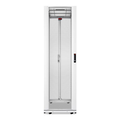NetShelter SX Netzwerkgehäuse mit weißen Seitenteilen, 42 HE, 750 mm breit x 1200 mm tief