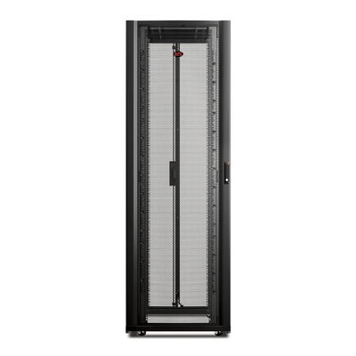 NetShelter SX Netzwerkgehäuse mit schwarzen Seitenteilen, 48 HE, 750 mm breit x 1200 mm tief