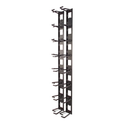 APC NetShelter Kabelmanagement, Vertikaler Kabelmanager, Kabelringe, Satz mit 8 Stück, Schwarz, 55 mm x 766 mm x 85 mm