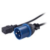 Netzkabel, C19 auf IEC309 16 A, 2,5 m