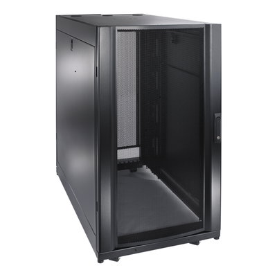 APC NetShelter SX, 24 HE Server Rack-Gehäuse, 600 mm x 1070 mm, mit schwarzen Seitenteilen