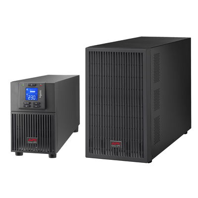 APC Easy UPS On-Line, 3kVA/2700W, 230V, Tower, 6x IEC C13 + 1x IEC C19 Ausgänge, Intelligenter Kartensteckplatz, LCD, verlängerte Laufzeit