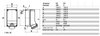Wandsteckdose TE 63A 4p 400V 6h, IP44