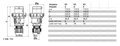 Stecker TE 63A 5p 400V 6h, IP67