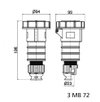 Kupplung QUICK-CONNECT TE 32A 4p 380 und 440V 3h, IP67