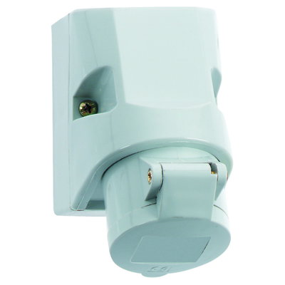 Wandsteckdose 16A 3p >50V bis 250V DC 3h, IP44