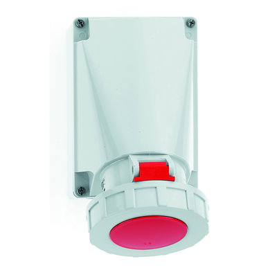 Wandsteckdose QUICK-CONNECT TE 63A 5p 400V 6h, IP67