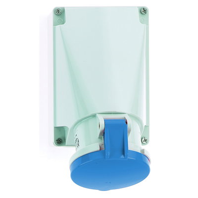 Wandsteckdose 63A 3p 230V 6h, IP44