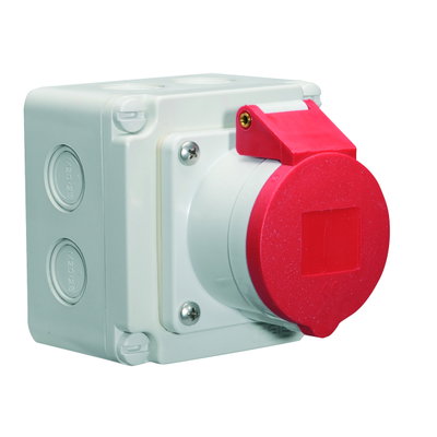 Wandsteckdose QUICK-CONNECT 32A 5p 400V 6h, IP44