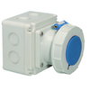 Wandsteckdose QUICK-CONNECT TE 16A 5p 230V 9h, IP67