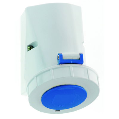 Wandsteckdose 16A 3p 230V 6h, IP67